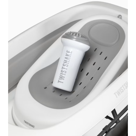 Twistshake Bañera plegable + soporte + REGALOS blanco - gris