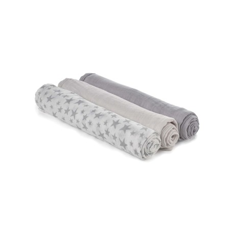 Jané Muselina de bambú Star 3 uds 80 cm