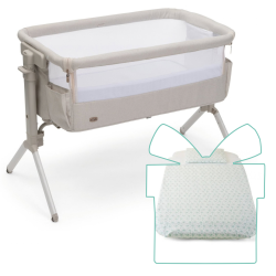 Chicco Cuna de Colecho Next2Me Armonia + REGALO Textil 4 piezas | Motherpearl