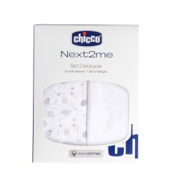 Chicco Conjunto de sábanas Next2Me Cloud