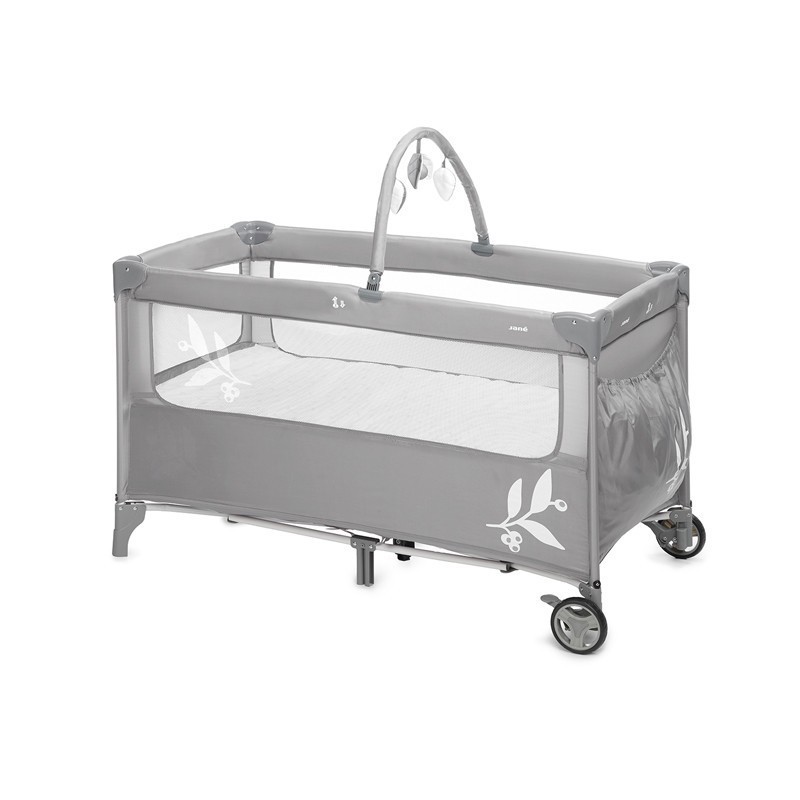 Jane Cuna de Viaje Two Level + Toys Mist