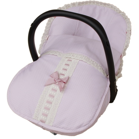 R.Fuentes Saco G.0+Cap.Pique Bolillo Rosa