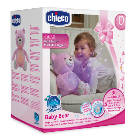 Chicco Proyector Baby Bear Rosa