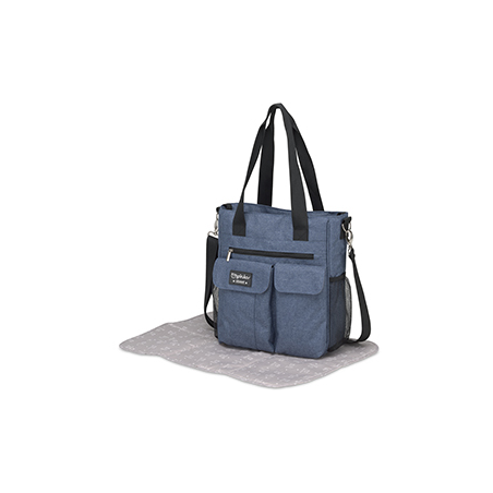Pirulos bolso Carry azul + cambiador Denim