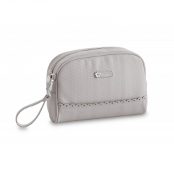 Pirulos Neceser ecopiel rombos gris