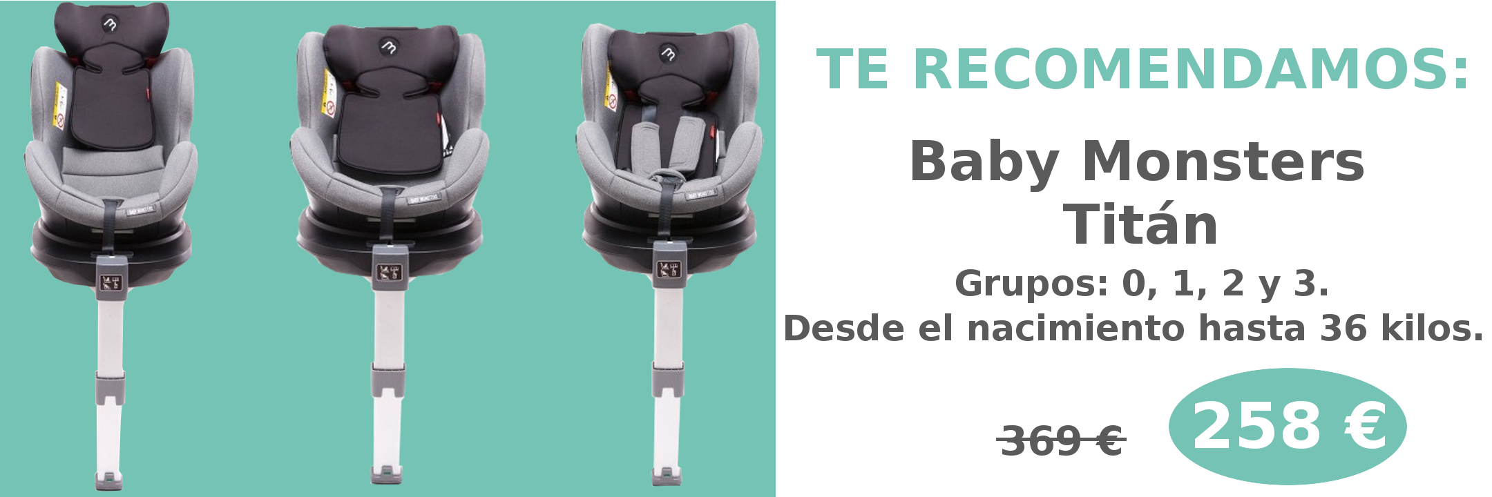 Silla de coche 360º Grupos 0 1 2 3